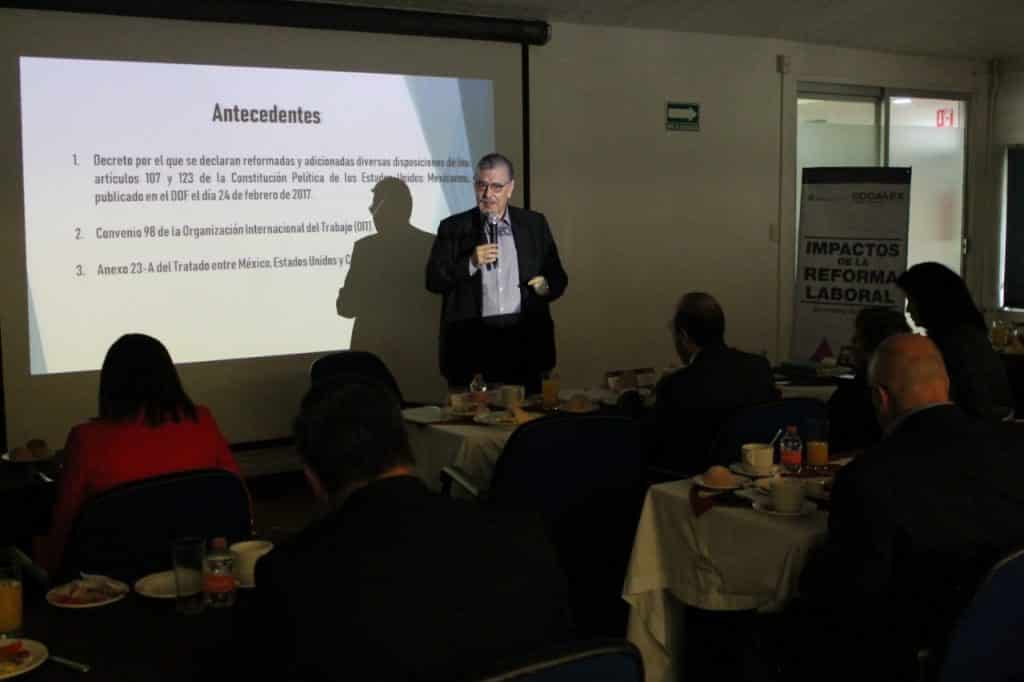 El gobierno del EdoMéx participa en el foro “Impactos de la Reforma Laboral”