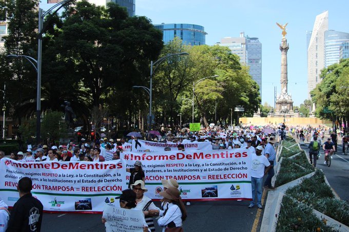 Marcha contra López