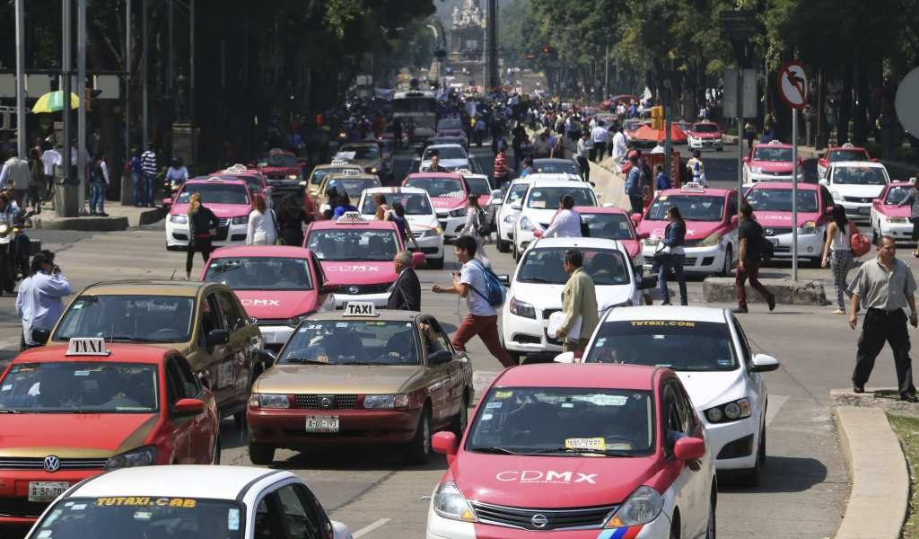 Marcha de taxistas lunes 7 de octubre