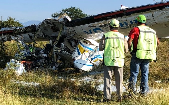 Desplome de avioneta en Morelos