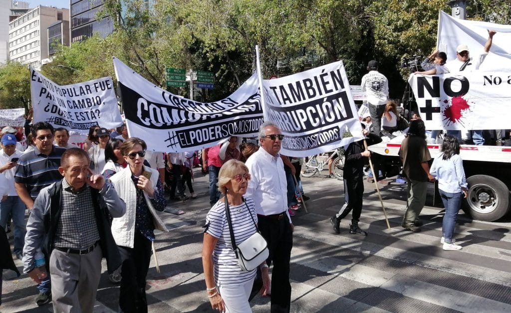 marcha de oposición 1 de diciembre