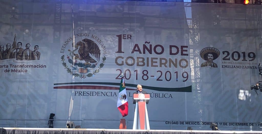 Discurso completo de AMLO por su primer año de gobierno