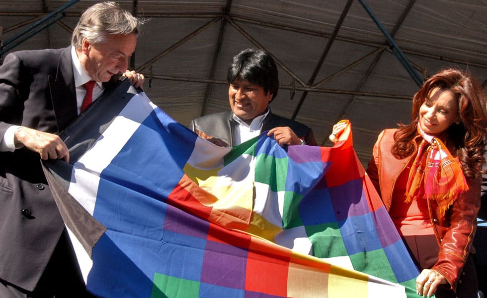 Evo Morales en Argentina