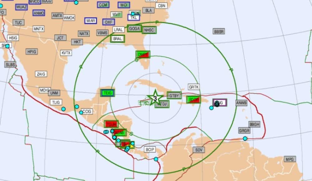 Sismo en las costas de Cuba