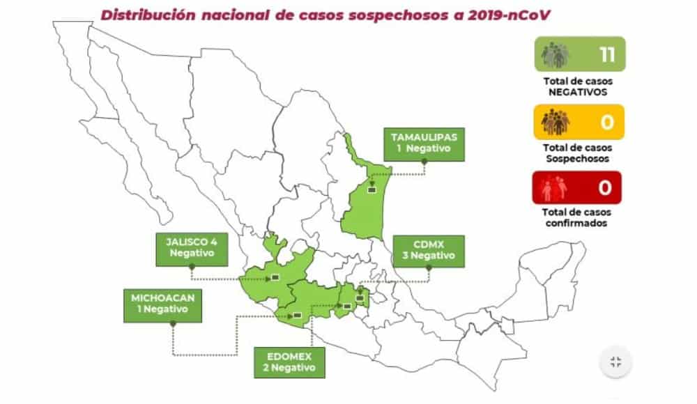 Descartan caso sospechoso de coronavirus en la CDMX