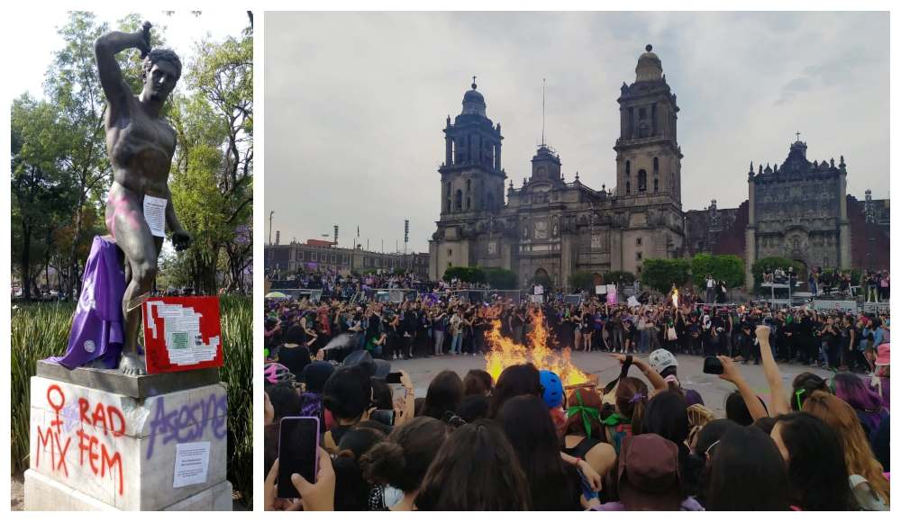 Mujeres mexicanas protagonizan jornada histórica de protestas