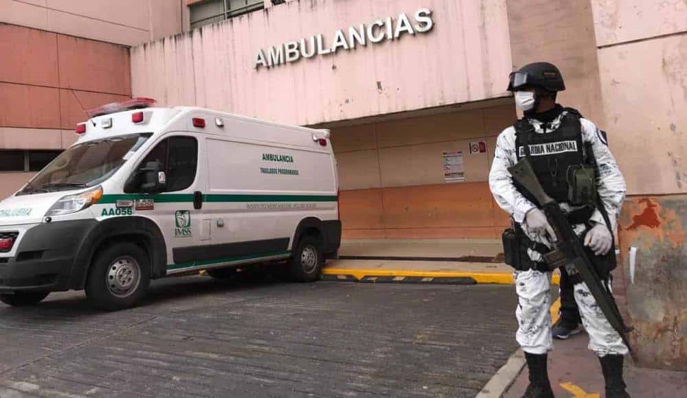 Despliegan a la Guardia Nacional en hospitales del IMSS