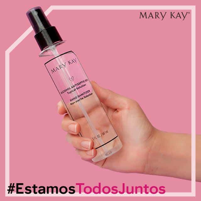 Mary Kay produce y dona desinfectantes de manos para combatir al COVID-19