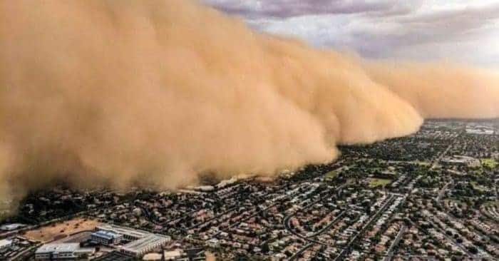 nueva nube de polvo del Sahara