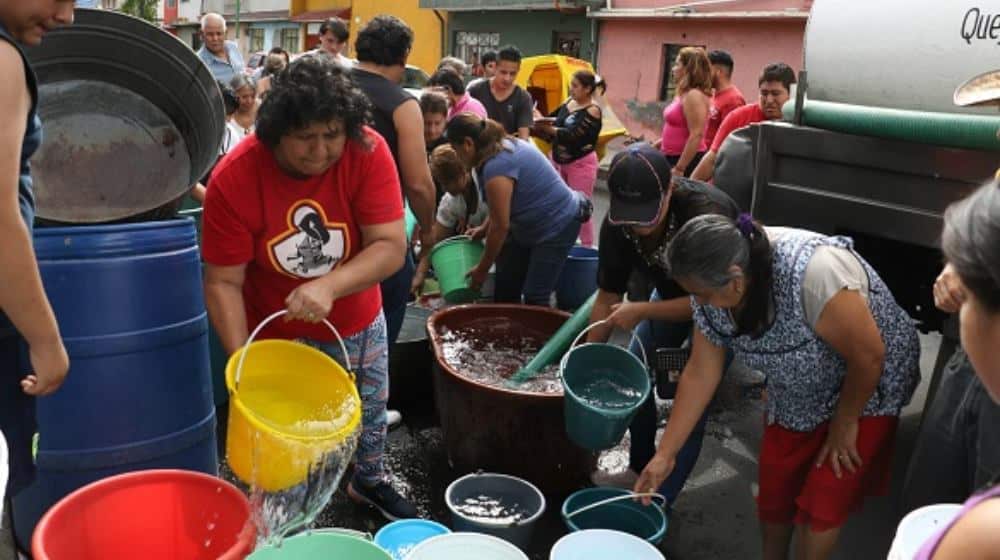 Reducción de agua en CDMX y Edoméx