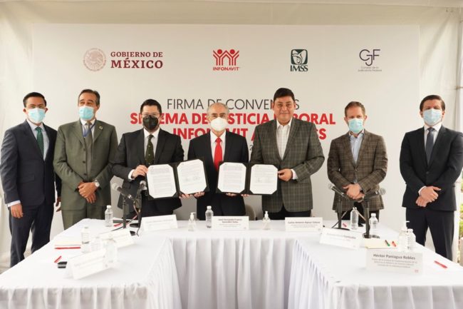 Firman IMSS y Consejo de la Judicatura Federal convenio