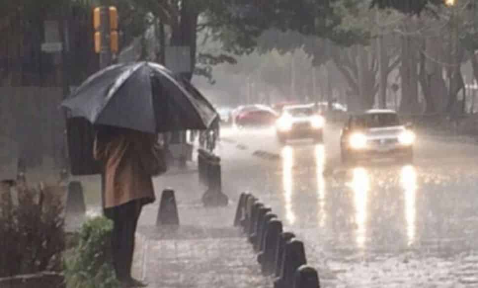 lluvias fuertes en el Valle de México