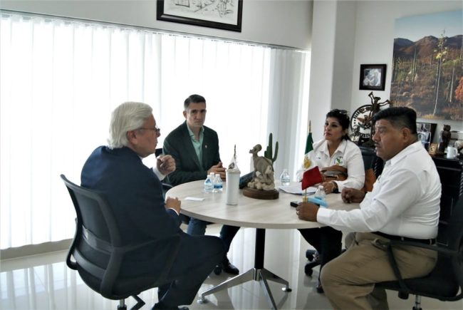 reunión con sindicato de trabajadores de salud