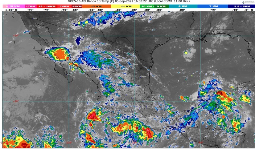 Pronóstico del Clima para el domingo 5 de septiembre