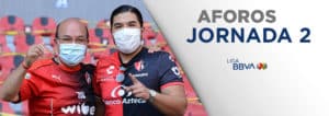 Aforos Autorizados Jornada 2