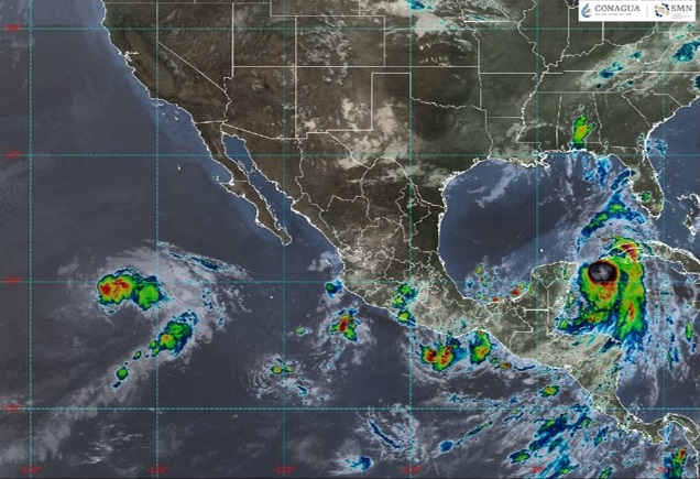 Idalia tiene vientos sostenidos de 110 km/h y rachas de 140 km/h