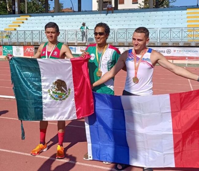 Atleta queretano impone récord en Italia