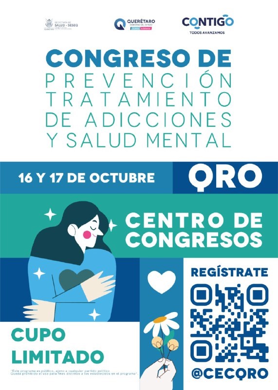 Invita SESA al Congreso de Prevención, Tratamiento de Adicciones y Salud Mental