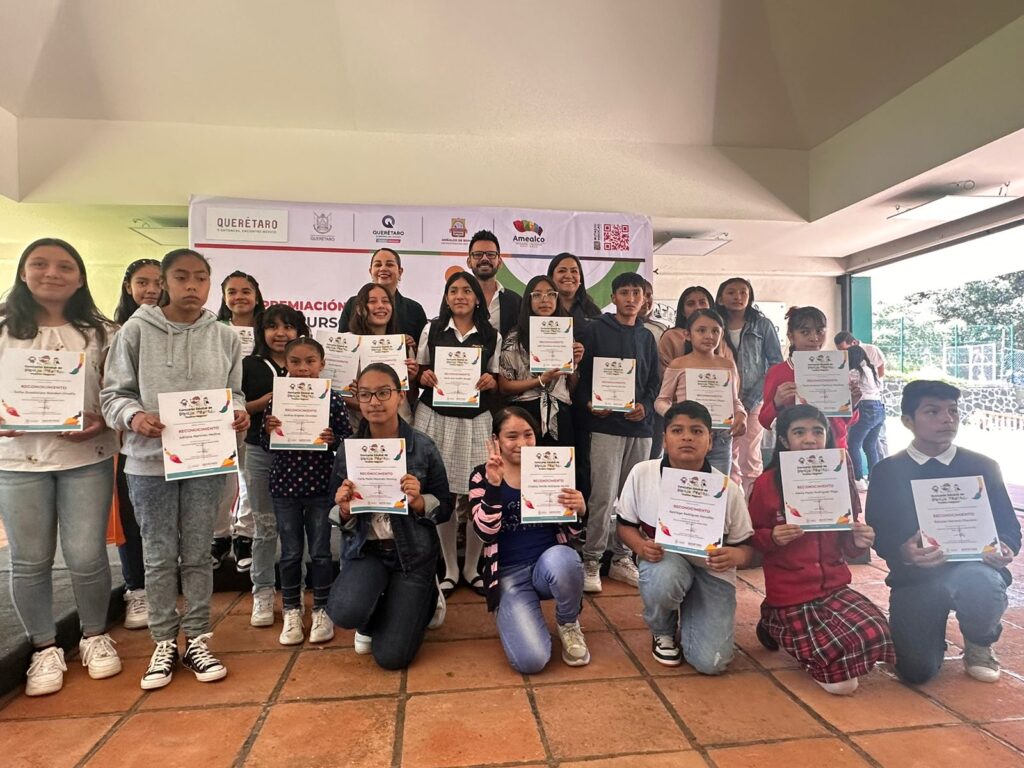 Premian a ganadores del Concurso Estatal de Dibujo de Cultura Turística Infantil