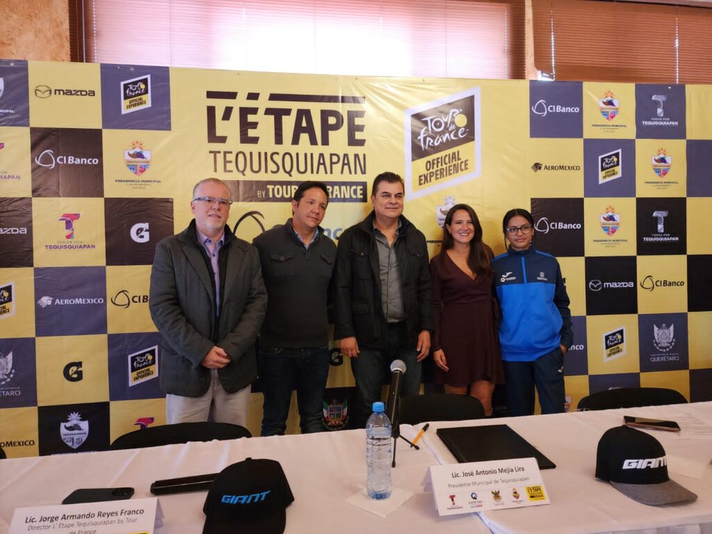 Llega a Tequisquiapan etapa de la Tour de France