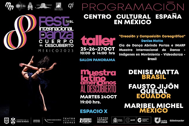 El Festival Internacional de Danza “Cuerpo al Descubierto” llega a su octava edición