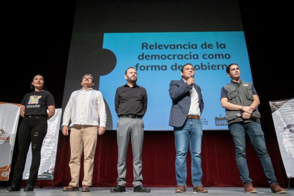 Instituto Sonorense de la Juventud e Instituto Estatal Electoral y de Participación Ciudadana llevan “Mi Primer Voto” a estudiantes de CONALEP