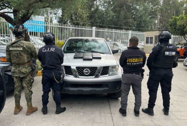 Operativo conjunto aseguran 178 paquetes con polvo blanco con características de cocaína en Texcoco