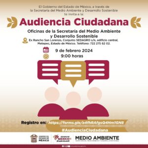 Audiencia Ciudadana para temas de medio ambiente