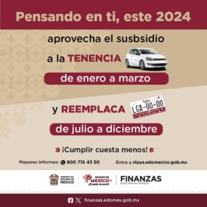 Invita GEM a aprovechar el subsidio a la tenencia y nuevas fechas para reemplacar este 2024