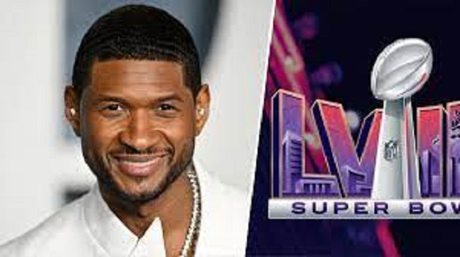 NFL presenta mercancía del Super Bowl LVIII de USHER