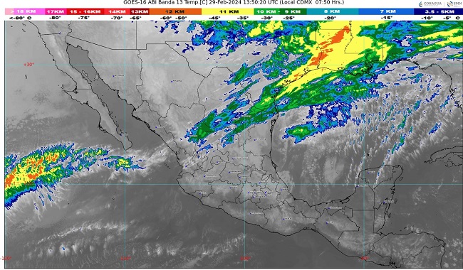 Clima para hoy 29 de febrero del 2024