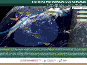 Clima para hoy 28 de febrero del 2024