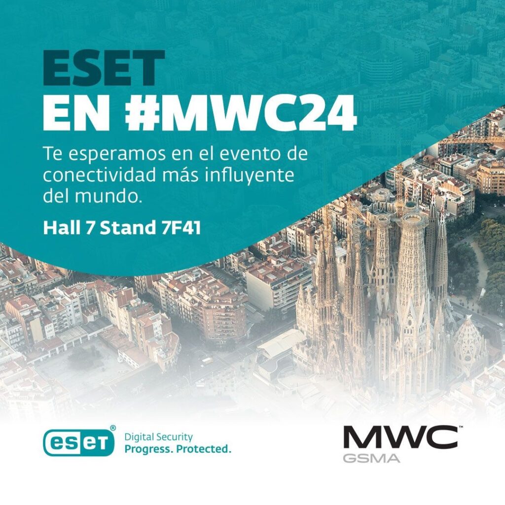 ESET destaca importancia de ciberseguridad en el MWC 2024