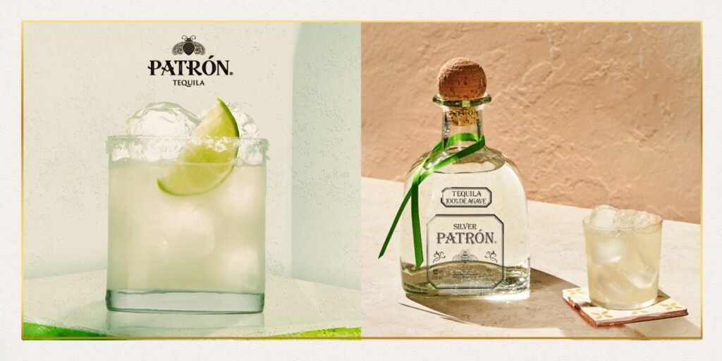 La Margarita perfecta se prepara con Tequila Patrón