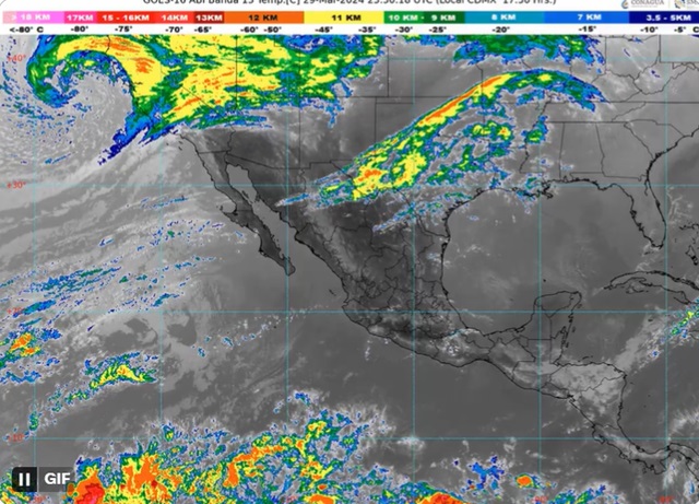 CONAGUA fuertes rachas viento