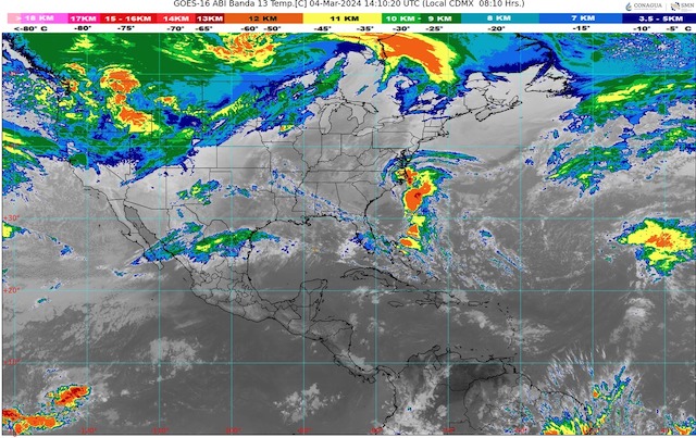 Clima para hoy 1 de marzo del 2024