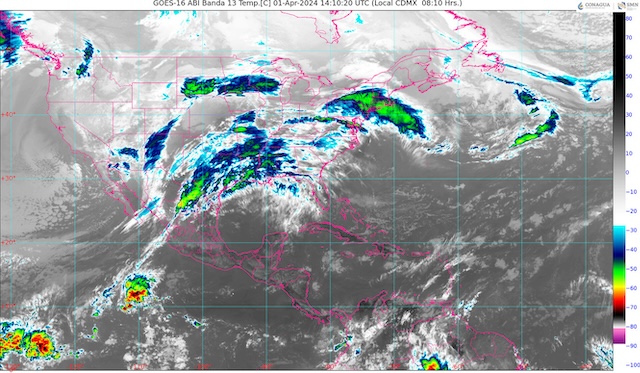 Clima Hoy 1 de abril de 2024