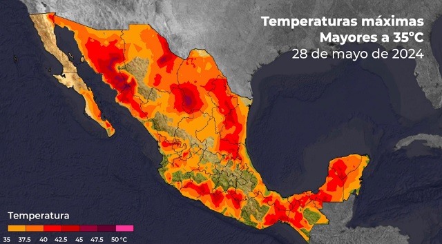 Clima para hoy martes 28 de mayo de 2024