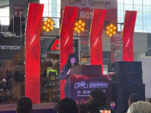 Laura González, directora del Salón Internacional de la Motocicleta México (SIMM 2025).